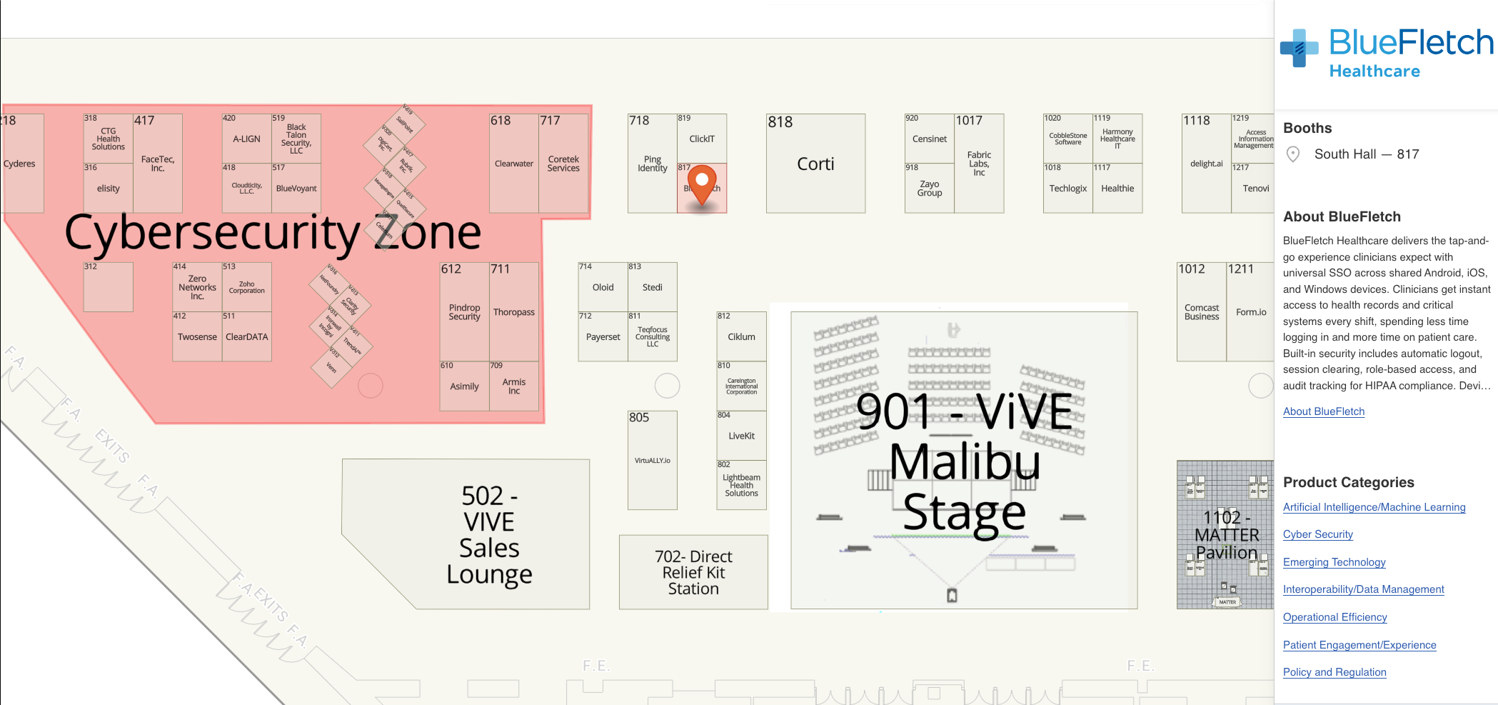 ViVE_Booth Map